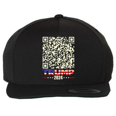 Qr President Trump 4547 Trump Dancing Code Wool Snapback Cap