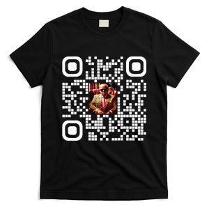 Qr President Trump 4547 Trump Dancing Code T-Shirt