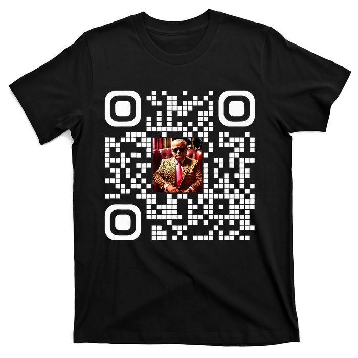 Qr President Trump 4547 Trump Dancing Code T-Shirt