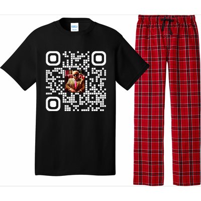 Qr President Trump 4547 Trump Dancing Code Pajama Set