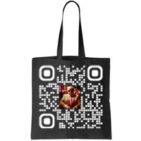 Qr President Trump 4547 Trump Dancing Code Tote Bag