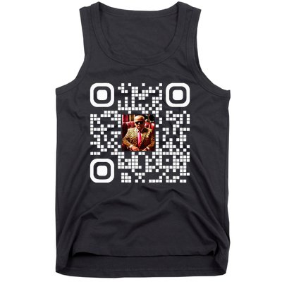 Qr President Trump 4547 Trump Dancing Code Tank Top