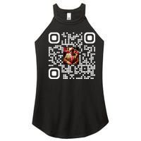 Qr President Trump 4547 Trump Dancing Code Women's Perfect Tri Rocker Tank