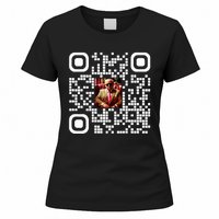 Qr President Trump 4547 Trump Dancing Code Women's T-Shirt