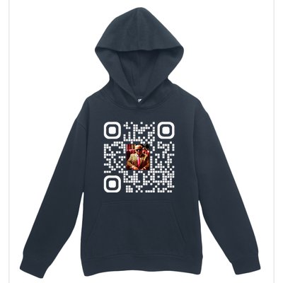 Qr President Trump 4547 Trump Dancing Code Urban Pullover Hoodie