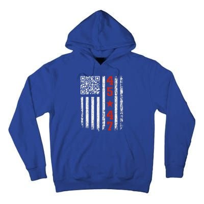 Qr President Trump Dance Code Tall Hoodie