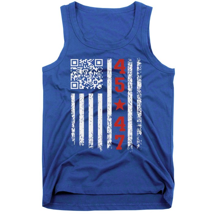 Qr President Trump Dance Code Tank Top