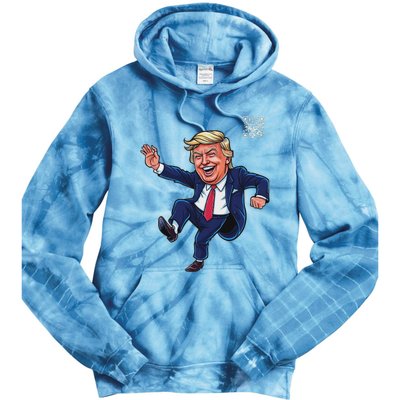 Qr President Trump 4547 Tie Dye Hoodie