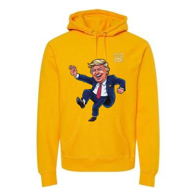 Qr President Trump 4547 Premium Hoodie