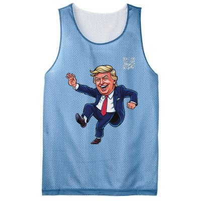 Qr President Trump 4547 Mesh Reversible Basketball Jersey Tank