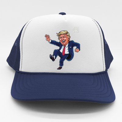 Qr President Trump 4547 Trucker Hat