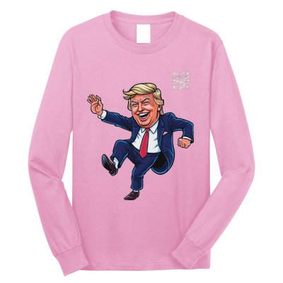 Qr President Trump 4547 Long Sleeve Shirt