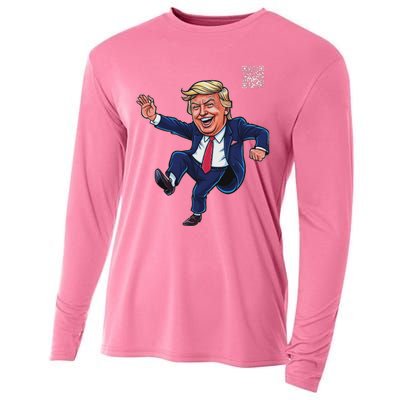 Qr President Trump 4547 Cooling Performance Long Sleeve Crew