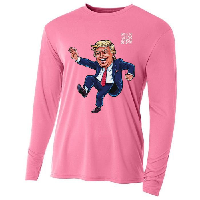 Qr President Trump 4547 Cooling Performance Long Sleeve Crew