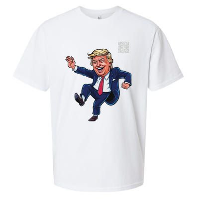 Qr President Trump 4547 Sueded Cloud Jersey T-Shirt