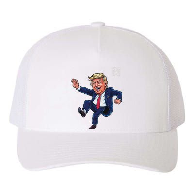 Qr President Trump 4547 Yupoong Adult 5-Panel Trucker Hat