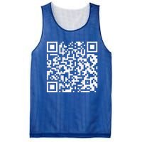 Qr President Trump Dance Code Mesh Reversible Basketball Jersey Tank