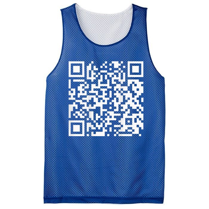 Qr President Trump Dance Code Mesh Reversible Basketball Jersey Tank