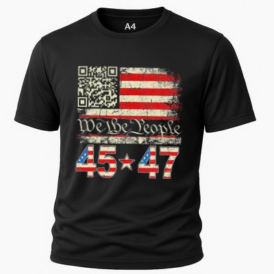 Qr President Trump 4547 Dancing Code Performance Shirt