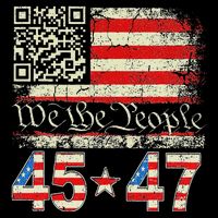 Qr President Trump 4547 Dancing Code Sustainable Bucket Hat