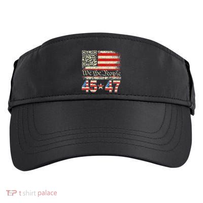 Qr President Trump 4547 Dancing Code Adult Drive Performance Visor