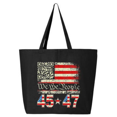 Qr President Trump 4547 Dancing Code 25L Jumbo Tote