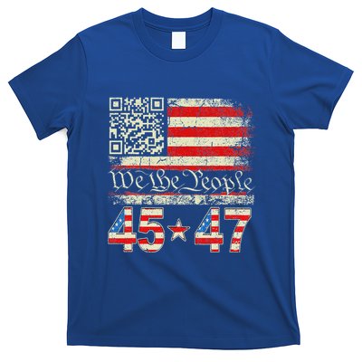 Qr President Trump 4547 Dancing Code T-Shirt