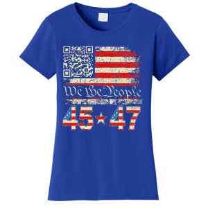 Qr President Trump 4547 Dancing Code Women's T-Shirt