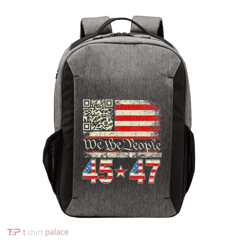 Qr President Trump 4547 Dancing Code Vector Backpack