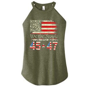 Qr President Trump 4547 Dancing Code Women's Perfect Tri Rocker Tank