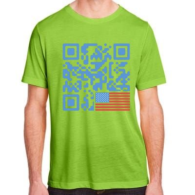 Qr President Trump 4547 Trump Dancing Code Adult ChromaSoft Performance T-Shirt