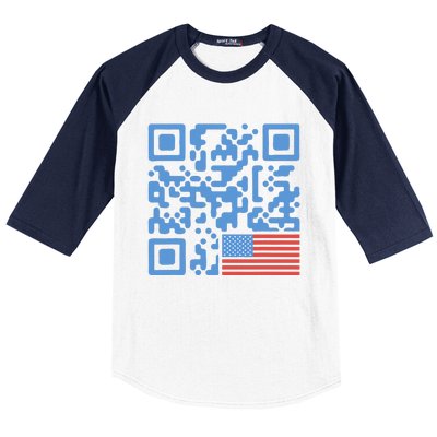 Qr President Trump 4547 Trump Dancing Code Baseball Sleeve Shirt