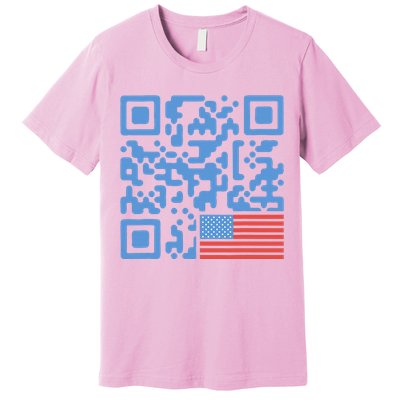 Qr President Trump 4547 Trump Dancing Code Premium T-Shirt