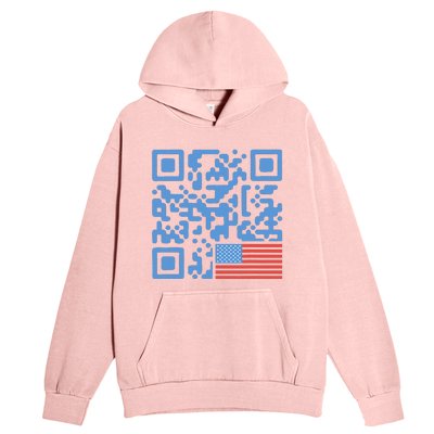 Qr President Trump 4547 Trump Dancing Code Urban Pullover Hoodie