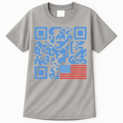 Qr President Trump 4547 Trump Dancing Code Tall T-Shirt