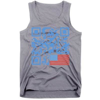 Qr President Trump 4547 Trump Dancing Code Tank Top