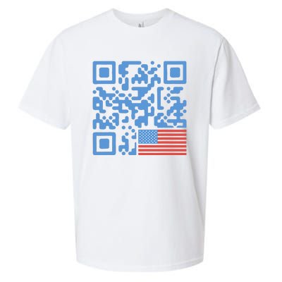 Qr President Trump 4547 Trump Dancing Code Sueded Cloud Jersey T-Shirt