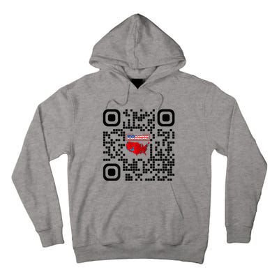 Qr President Trump 4547 Trump Dancing Code Tall Hoodie