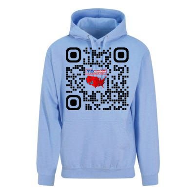 Qr President Trump 4547 Trump Dancing Code Unisex Surf Hoodie