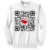 Qr President Trump 4547 Trump Dancing Code Sweatshirt