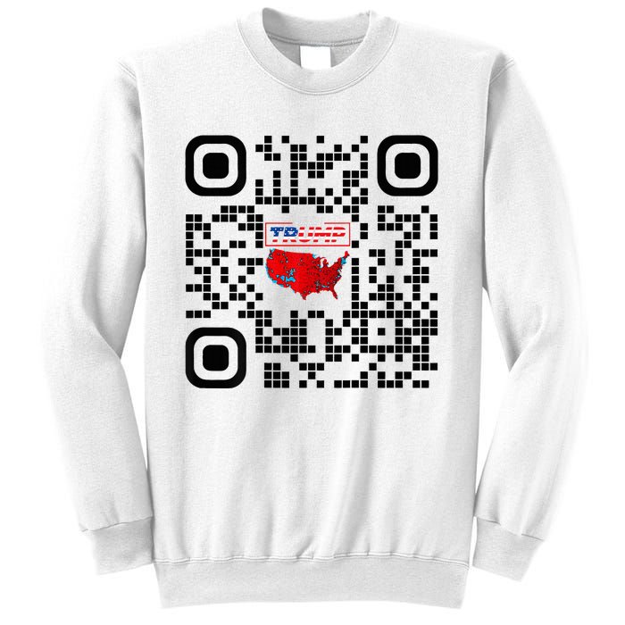 Qr President Trump 4547 Trump Dancing Code Sweatshirt