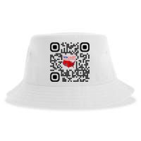 Qr President Trump 4547 Trump Dancing Code Sustainable Bucket Hat