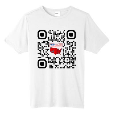 Qr President Trump 4547 Trump Dancing Code Tall Fusion ChromaSoft Performance T-Shirt