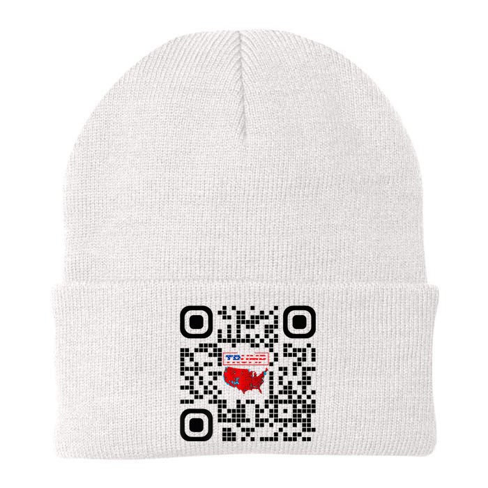 Qr President Trump 4547 Trump Dancing Code Knit Cap Winter Beanie