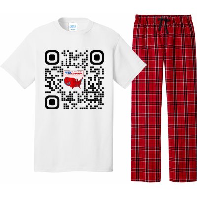 Qr President Trump 4547 Trump Dancing Code Pajama Set