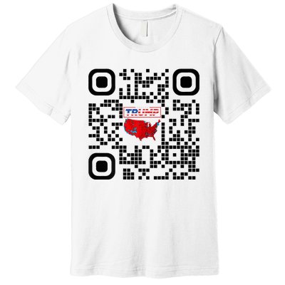 Qr President Trump 4547 Trump Dancing Code Premium T-Shirt