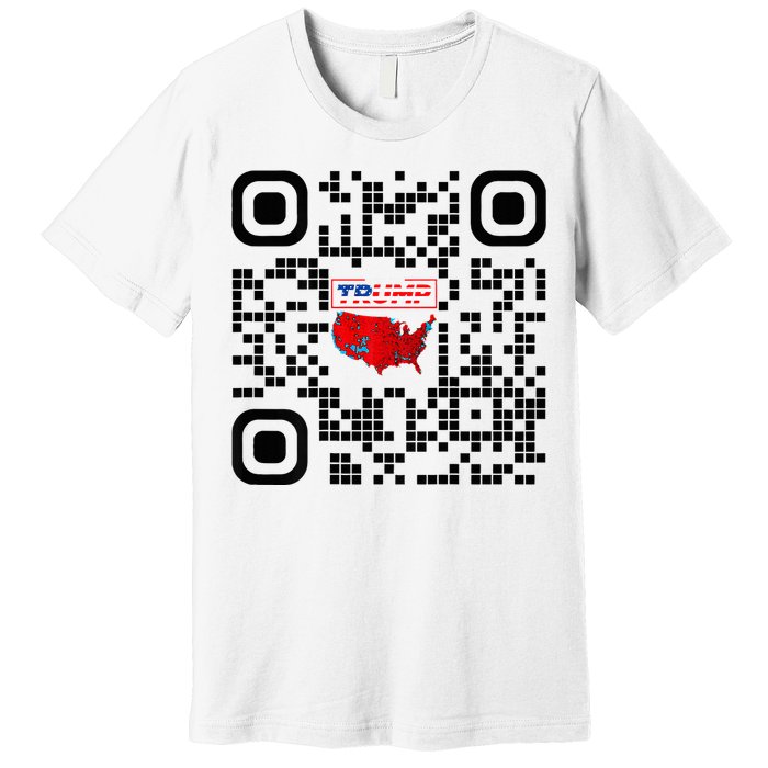 Qr President Trump 4547 Trump Dancing Code Premium T-Shirt