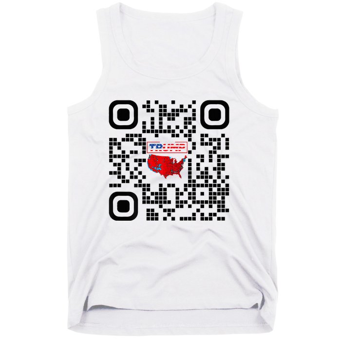 Qr President Trump 4547 Trump Dancing Code Tank Top