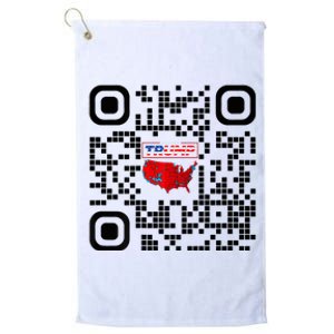 Qr President Trump 4547 Trump Dancing Code Platinum Collection Golf Towel