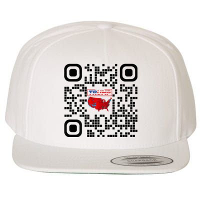 Qr President Trump 4547 Trump Dancing Code Wool Snapback Cap